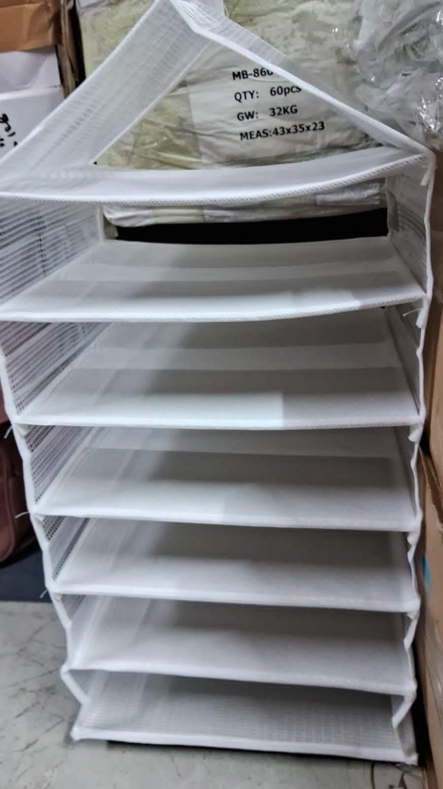 Hanging Closet Foldable Organizer – 6 Slot Storage by LUMEO