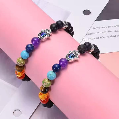 Classic 7 Chakra Beads Bracelet – Moments by LUMEO