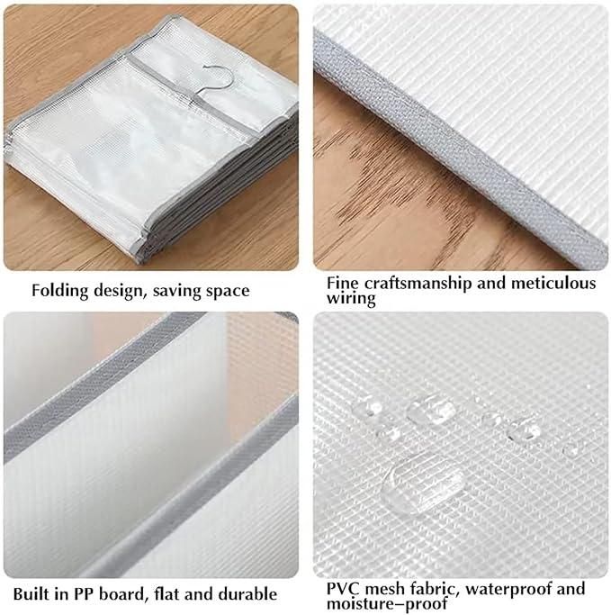 Hanging Closet Foldable Organizer – 6 Slot Storage by LUMEO