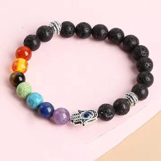 Classic 7 Chakra Beads Bracelet – Moments by LUMEO